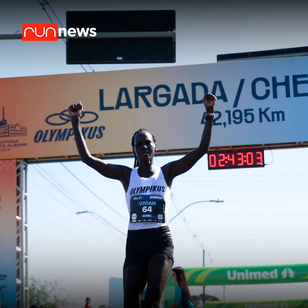 Maratona Internacional de Porto Alegre 2024 tem como grande campeões Vivian Kiplagati (QUE) e Maxwell Rotic(UGA)