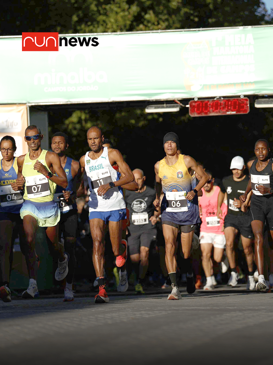 Quenianos vencem a 1ª Meia Maratona Internacional de Campos do Jordão