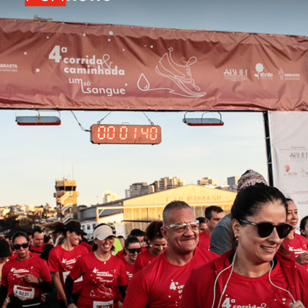 Corrida e Caminhada Um Só Sangue unem esporte e  conscientização sobre doação de sangue